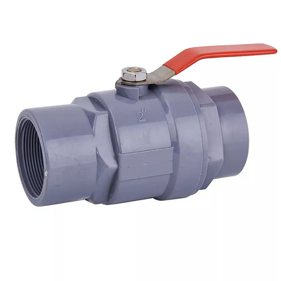 3&quot; 4&quot; PVC Two Piece Ball Valve UPVC With SS Lever Handle