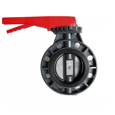 OEM JIS 6 Inch PVC Butterfly Valve Pump Index Approved Wear Resistant