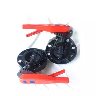 Variable Speed PP Butterfly Valve DIN ANSI JIS Standard OEM