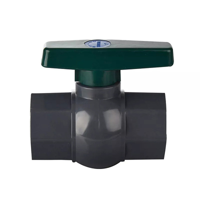 ODM UPVC Octagonal Ball Valve Black 2 Inch Plastic Ball Valve