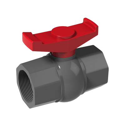 1 Inch Threaded PVC Ball Valve Socket PVC Single Union Ball Valve Flanged