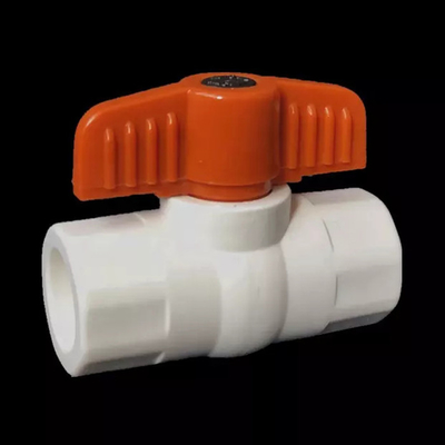 Pneumatic UPVC Compact Ball Valve PVC 3 Inch  Flow Adjustment