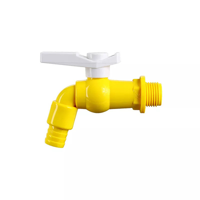 Customized Yellow PP Faucet One Handle Polypropylene Faucet
