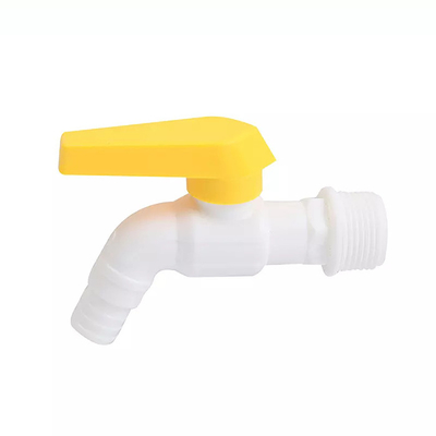 Single PVC PP Faucet 1.2MPA Pressure Kitchen Faucet Plastic White