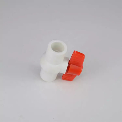 PPR Plastic Conical Valve 63mm Hdpe Valves And Fittings Orange Handle