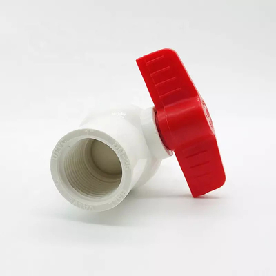 Plastic Water Conical Valve PVC Pipe Valves And Fittings For Chemical