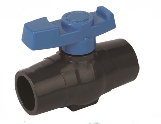 Contamination Prevention PVC Conical Valve Blue Pvc Compact Ball Valve