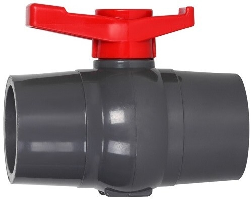 Contamination Prevention PVC Conical Valve Blue Pvc Compact Ball Valve