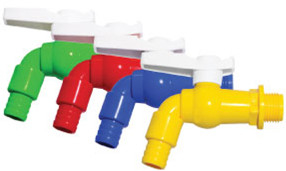 Single Hole PP Faucet PVC Plastic Taps For Water Containers