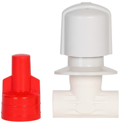 DN15 Globe PVC Shut Off Valve Anti Corrosion 2 Pvc Shut Off Valve