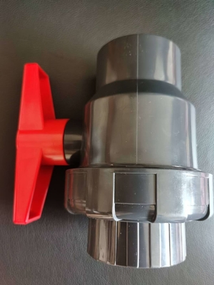 PN10 2 Inch PVC Ball Check Valve National Standard To Prevent Scaling