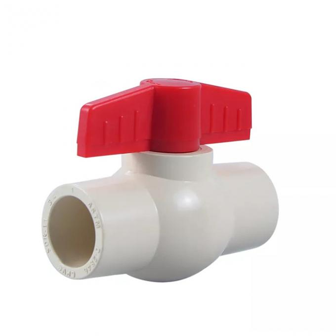 Drainage Fittings 2.5 Inch PVC Ball Valve For Water Conservancy