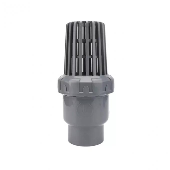 Mariculture Garden 3 Inch Pvc Foot Valve With Strainer ISO9001