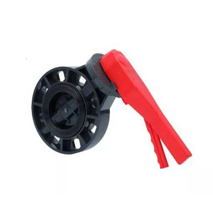 Irrigation 3 Inch PVC Bypass Valve Low Torque Plastic Butterfly Valve