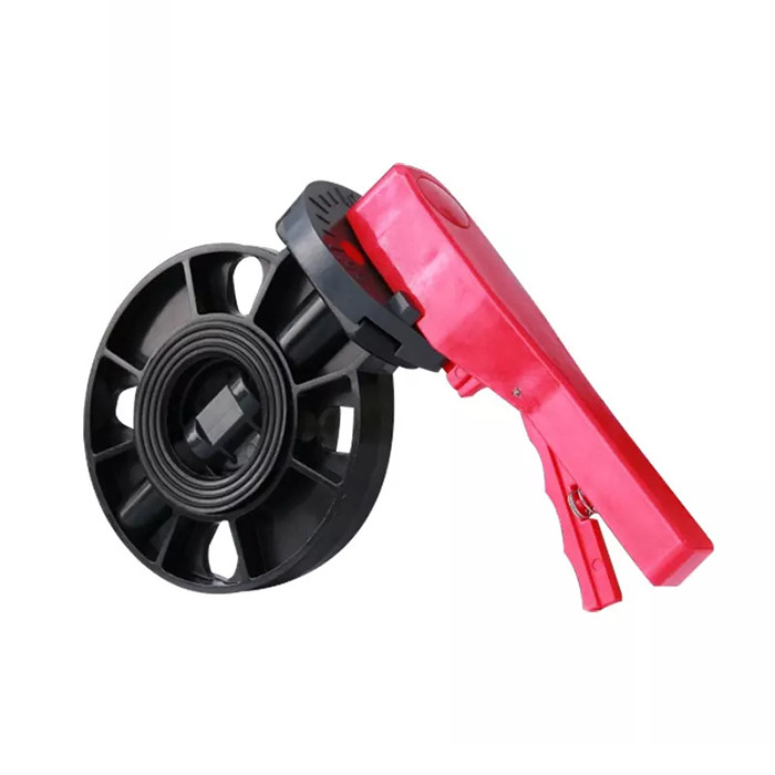 CPVC PVDF Wafer Type Butterfly Valve Hand Lever For Irrigation