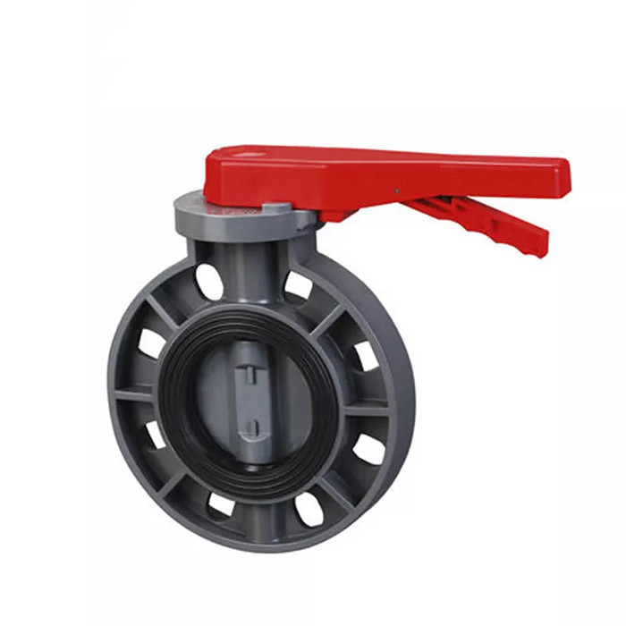 OEM JIS 6 Inch PVC Butterfly Valve Pump Index Approved Wear Resistant