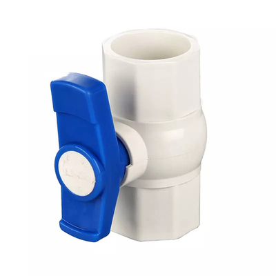 Compact Pneumatic UPVC Octagonal Ball Valve 3 Pvc Ball Valve