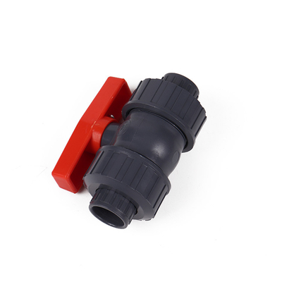 1 Inch Threaded PVC Ball Valve Socket PVC Single Union Ball Valve Flanged