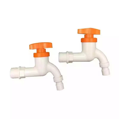 Wall Mounted Abs Plastic Water Faucet Single Cold Outside Tap Plastic