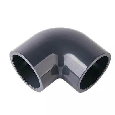 Black PN25 PVC 90 Degree Elbow Plastic Pipe Fittings 20mm-110mm