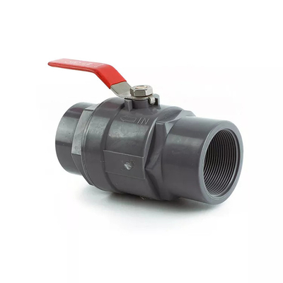 1/2" Steel Handle Ball Valve Plastic CPVC Ball Valve 1 Inch Black