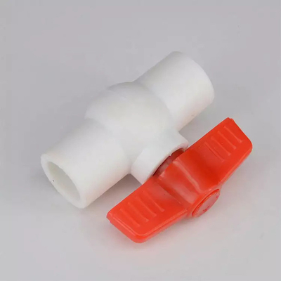 PPR Plastic Conical Valve 63mm Hdpe Valves And Fittings Orange Handle